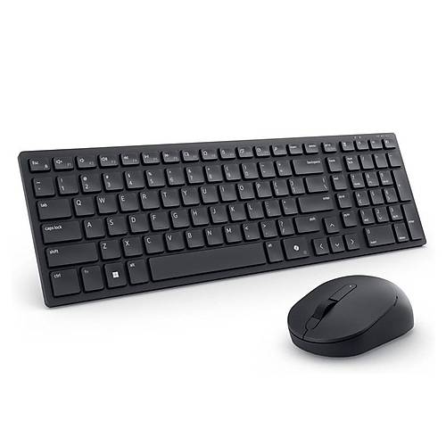 Dell Pro KM555 Kompakt Sessiz Kablosuz Set Siyah
