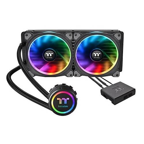 THERMALTAKE 280MM FLOE RIING PLUS CL-W167-PL14SW-A RGB AM4-2066P SIVI SO�UTMALI ��LEMC� FANI