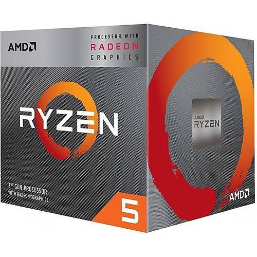 Amd Ryzen 5 5600G 19Mb 6ekirdekli O-B Amd R7 Am4 65W Kutulu+Fanl