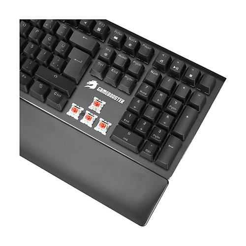 Gamebooster G908 Bolt Rainbow Ayd�nlatmal� Blue Switch Mekanik Bileklikli Oyun Klavyesi