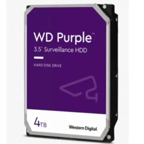 Wd 3.5 Purple 4Tb 5400Rpm 256Mb Sata3 Güvenlik Hdd Wd43Purz (7-24)