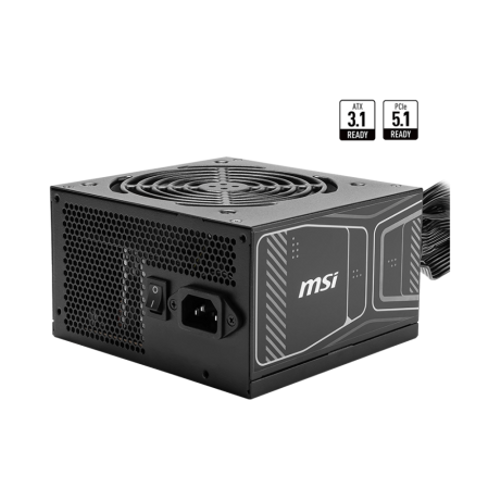 MSI MAG A850GN PCIE5 850W 80+ GOLD PSU NON-MODULAR