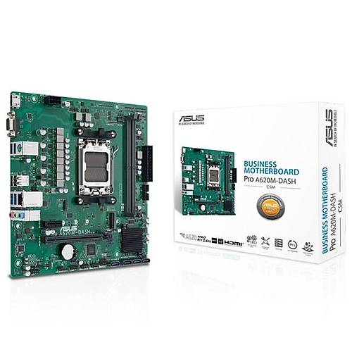 Asus Pro A620M-Dash-Csm Ddr5 Hdm Pce 4.0 Am5 Matx