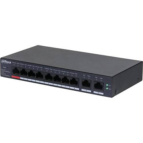 DAHUA 8port 110w FULL PoE CS4010-8GT-110 GIGABIT Cloud Ynetilebilir Switch
