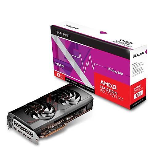 Sapphre 12Gb Rx7700Xt Pulse 11335-04-20G Gddr6 198Bit Pce 4.0