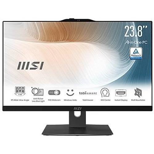 Ms� Modern Am242p 12M-1694Tr 23.8 Fhd 16:9 (1920X1080) I5-1235U 8Gb Ddr4 512Gb Ssd W11h S�yah A�o Pc