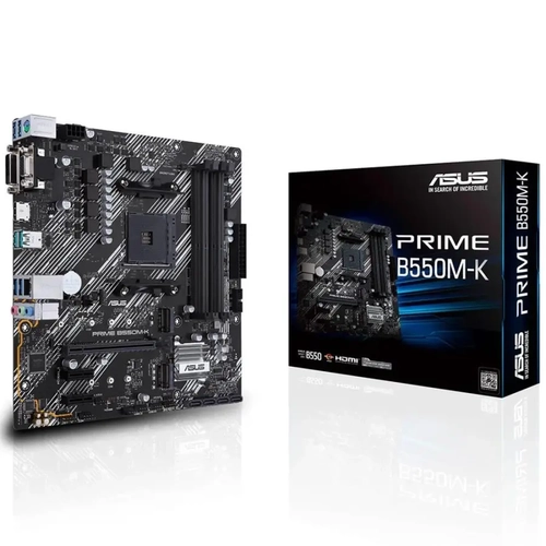 Asus Prme B550M-K Argb B550 Ddr4 (Vga Yok) Glan Matx Hd Dp Us3 M2 Am4 Amd Anakart