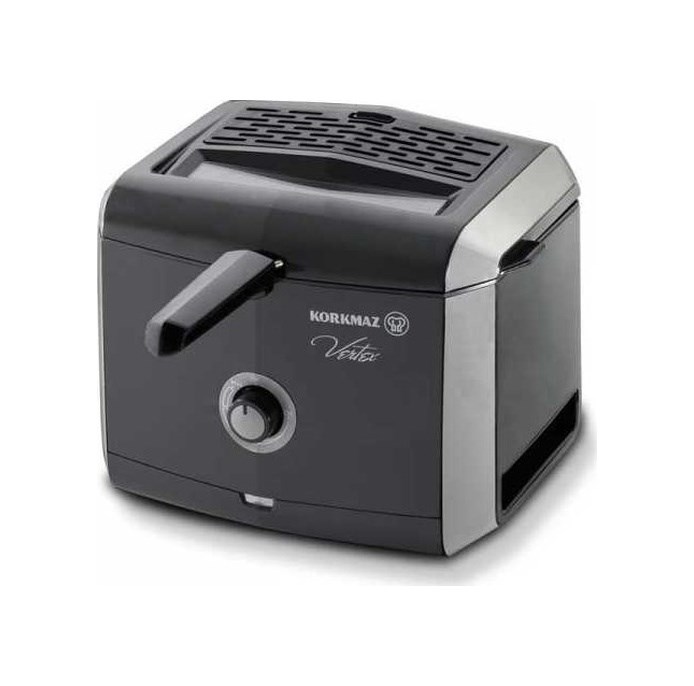 Korkmaz A486 Vertex 900 W Fritöz Siyah