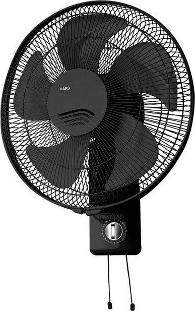 Raks WF 16 MX 16" 3 Kademeli Duvar Vantilatörü - Siyah