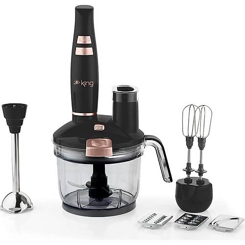 King Kkb 976 Hilde Komple Blender Seti Siyah