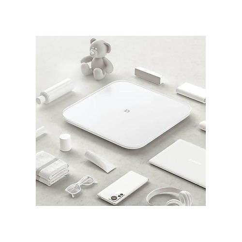 Xiaomi Mi Body Scale S200 Ak�ll� Dijital Tart�, Cam Y�zey, Beyaz, Bluetooth Ba�lant�l�, 150 kg Kapasite