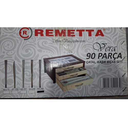 Remetta RD-189 Vera Sand�kl� 90 Par�a �atal, Ka��k, B��ak Tak�m�