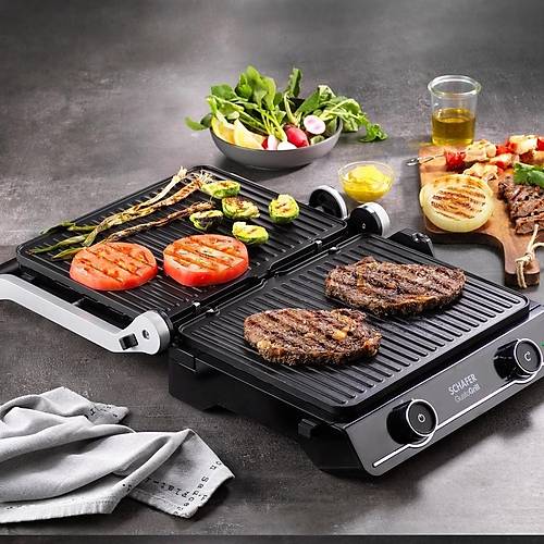 Schafer Gusto Grill Izgara & Tost Makinesi - Bakr