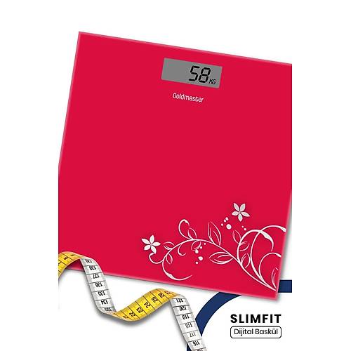 Goldmaster Slimfit Gm-7175R Krmz Gold iekli Baskl Tart
