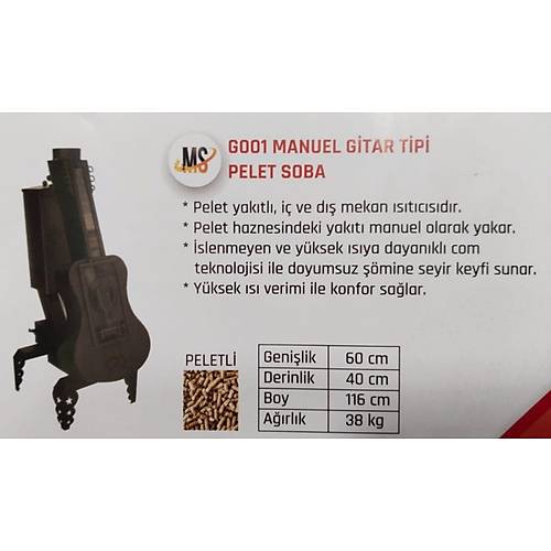 Pelet Soba - G001 Gitar Tipi Pelet Soba