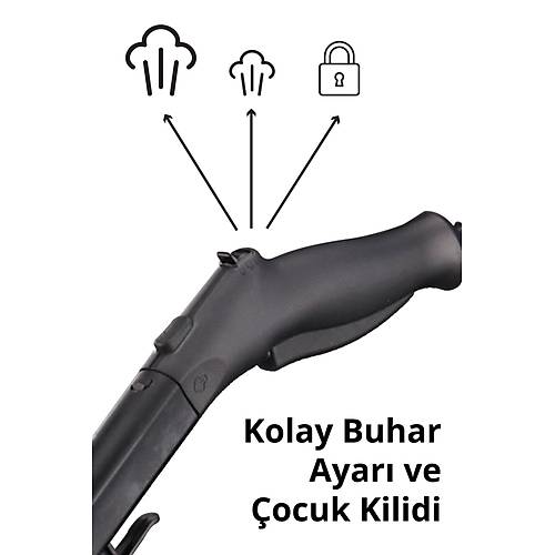Kiwi KSC-4255 �ok Fonksiyonlu Buharl� Temizleyici Beyaz