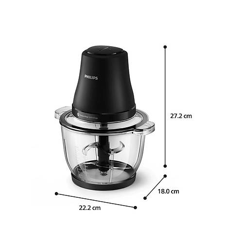 Philips HR1502/00 2 L 450 W Elektrikli G�da Do�ray�c� Siyah