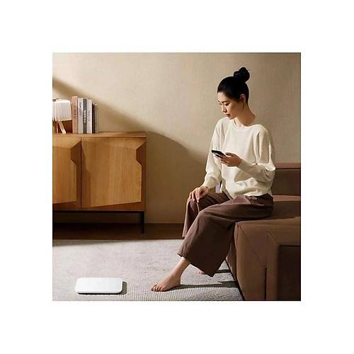 Xiaomi Mi Body Scale S200 Ak�ll� Dijital Tart�, Cam Y�zey, Beyaz, Bluetooth Ba�lant�l�, 150 kg Kapasite