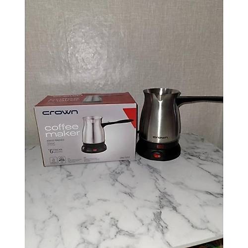 Crown CRW-7104 T�rk Kahve Makinesi 6 Fincan  Kapasiteli - 600 W