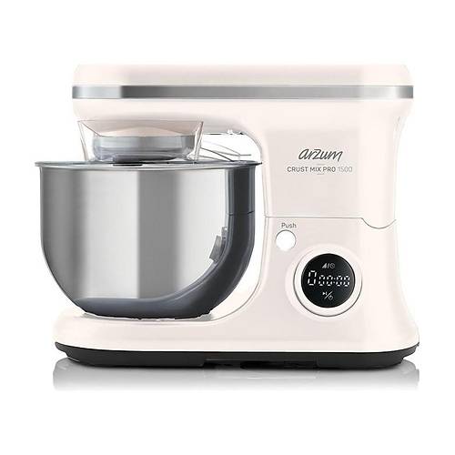 Arzum Crust Mix Pro AR1186-02 5 Lt Beyaz 1500 W Stand Mikser Dijital - Hamur Makinesi