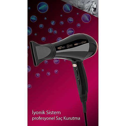 Kiwi Khd-2151 Profesyonel iyonik Sa� Kurutma Makinesi