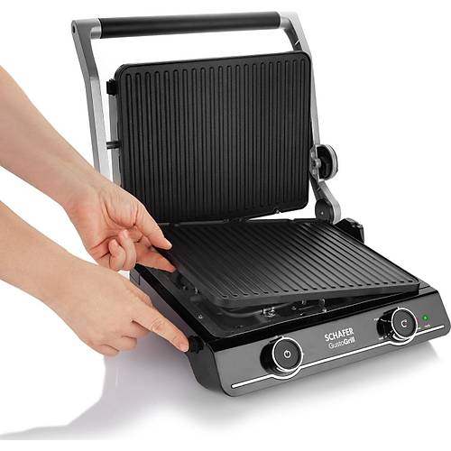 Schafer Gusto Grill Izgara & Tost Makinesi - Bakr