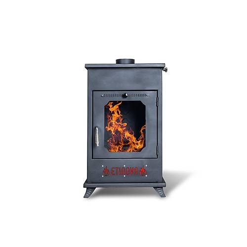 Etinova Eti-B5 B�y�k �� Taraf� Caml�  F�r�ns�z ��mine Tipi Pelet Soba