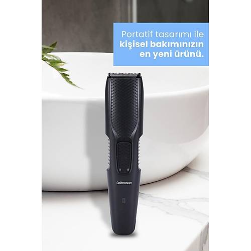 Goldmaster GM-8120 Spago Kablosuz Paslanmaz elik Micro USB arj zellikli Sa Sakal  Makinesi Tra Makinesi