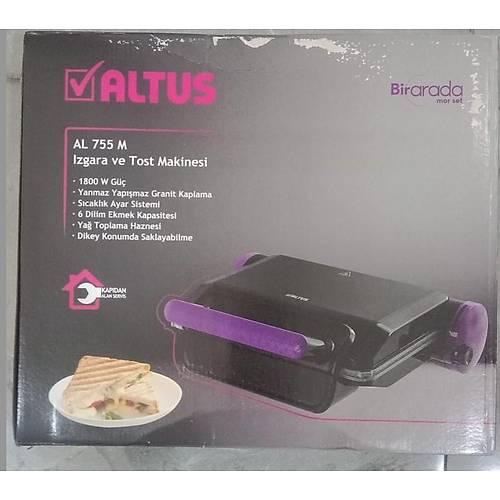 Altus AL 755 M 1800 W Tost Makinesi