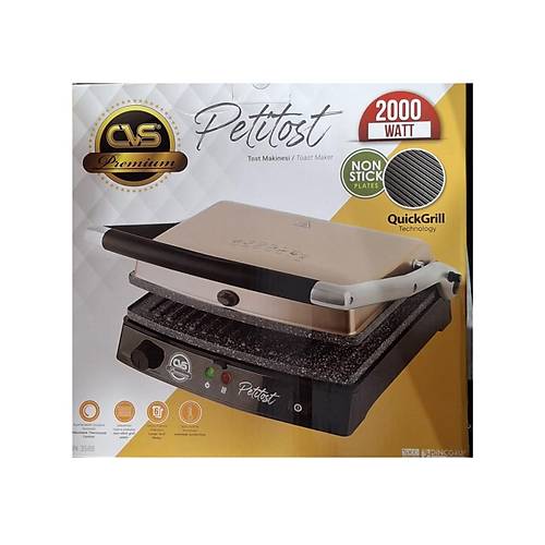 Cvs DN 3566 Petitost QuickGrill Tost Makinesi Pudra Renk - 2000W