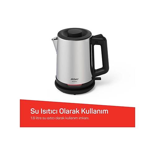 Arzum AR3158 Neosteel 1.8 L �ay Makinesi Inox