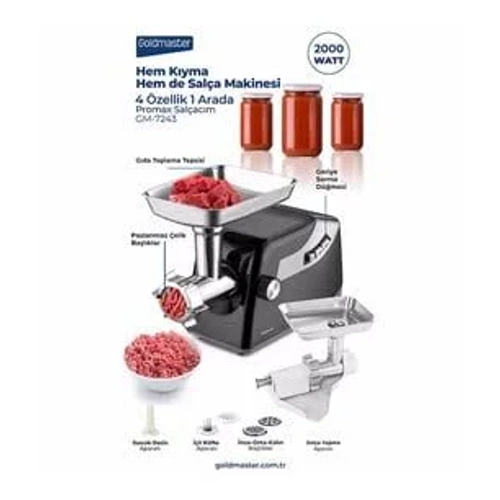 Goldmaster GM-7243 Promax Kyma Makinesi - 2000 Watt