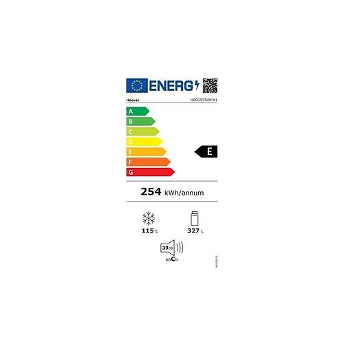 Hoover HOCG5T718EW1 E Enerji S�n�f� 442 Lt Wi-Fi Ba�lant�l� Kombi Tipi No Frost Buzdolab� 4,5 43 De�erlendirme