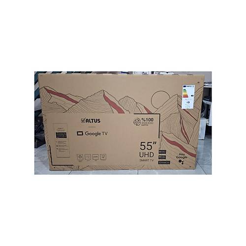 ALTUS AL55 9825 55'' 140 Ekran Uydu Al�c�l� 4K Ultra HD Google LED TV