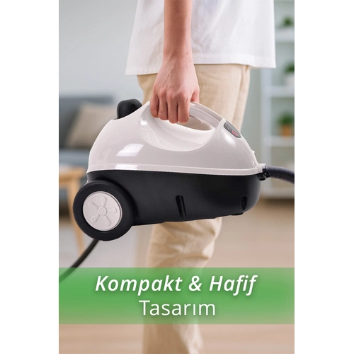 Kiwi KSC-4255 �ok Fonksiyonlu Buharl� Temizleyici Beyaz