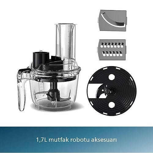 Philips 5000 Serisi HR2695/01 1200W Blender Seti Inox - Siyah