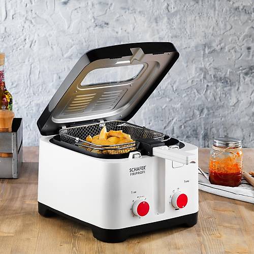Schafer Friprofi 2.5 lt Frit�z - 1800 W - ��kar�labilir Hazne Ve Kapak