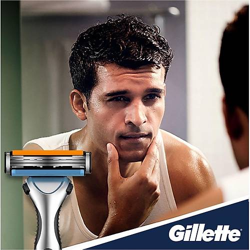 Gillette Sensor3 T�ra� Makinesi - 3 B��akl�, Kayganla�t�r�c� Bant ve Oynar Ba�l�k ile, 1 Adet + 6 Yedek B��ak