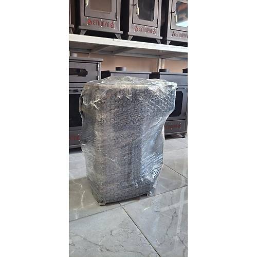 Etinova Eti-B8 B�y�k �� Taraf� Caml� F�r�nl� Odun ve Pelet yakan  ��mine Tipi Soba