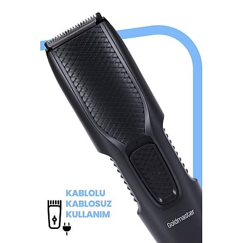 Goldmaster GM-8120 Spago Kablosuz Paslanmaz elik Micro USB arj zellikli Sa Sakal  Makinesi Tra Makinesi