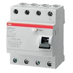 ABB - 2CSF204003R3250  FH204 AC-25/0.3 Ka�ak Ak�m Koruma R�lesi AC-3x25A
