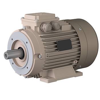 Omega Motor 7,5 kW, 3000 devir, B34 Ayakl Flanl
