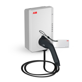 ABB TERRA AC 7,4 kW Duvar Tipi Ara arj stasyonu (RFID, 5 Mt Kablo)
