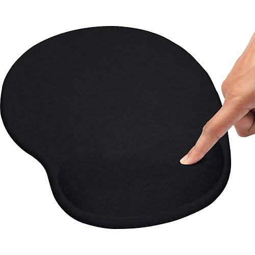 Siyah Bilek Destekli Mouse Pad Flexible Ergonomik Kaymaz Taban Mouse Pad