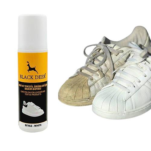 Beyaz Ayakkabı,Deri,Kumaş Boyası,Sneaker Beyaz Ayakkabı Temizleyici,Ayakkabı Çekeceği 75 ML