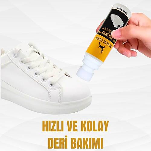 Beyaz Ayakkab,Deri,Kuma Boyas,Sneaker Beyaz Ayakkab Temizleyici,Ayakkab ekecei 75 ML