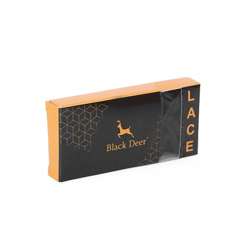 Black Deer Shoelace Siyah Spor Ayakkabı Bağcık
