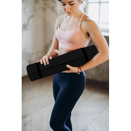 Ultra Light Pilates Yoga Kamp Mat Egzersiz Minderi Kaymaz Taban 180x55 cm 10 mm 