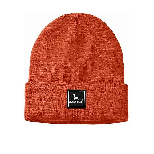 Unisex Kiremit Klk Bere apka Dz Logolu Yumuak Triko Basic Akrilik Beanie