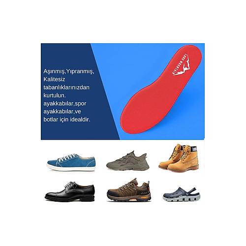 Memory Foam Spor Ayakkab I Tabanlk,Yumuak Ortopedik Taban,rahat Tabanlk,erkek,kadn,krmz